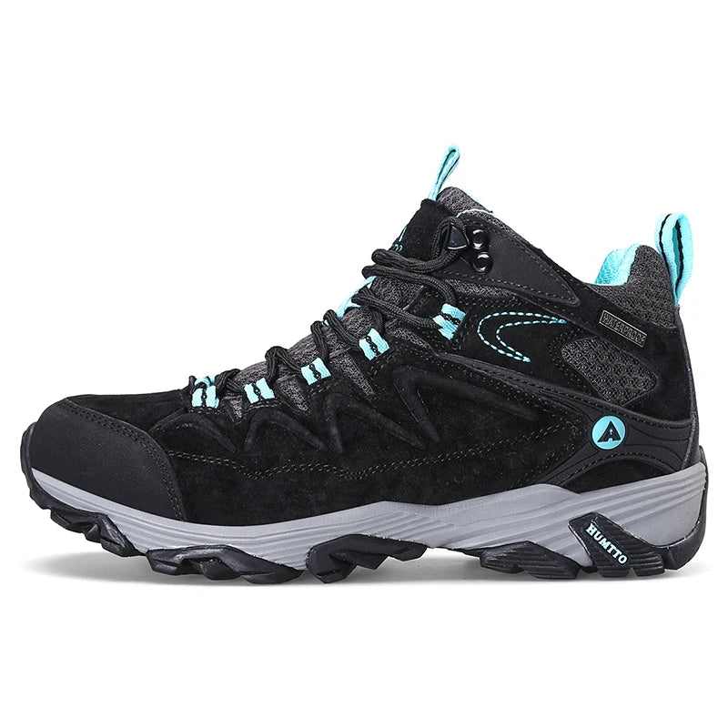 HUMTTO Hiking Shoes Men Winter Outdoor Sports Climbing Shoes Non - slip Warm Lace-up Trekking high-top Sneakers Big Size