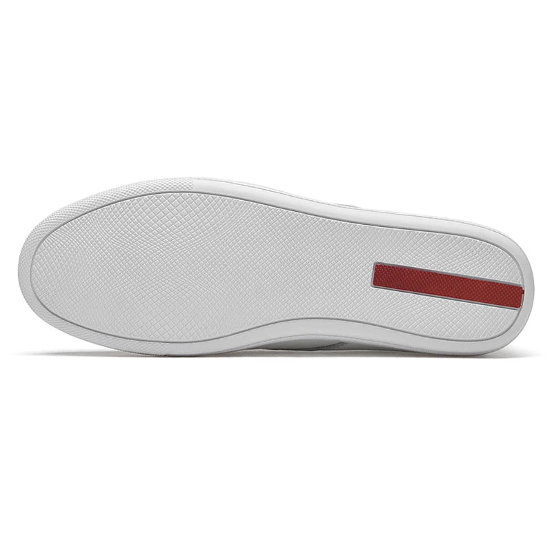 Spring Autumn Men Lace-Up Fashion Leather Casual Shoes Flats Flat Shoes White Black Solid Hot Sale Dropshipping