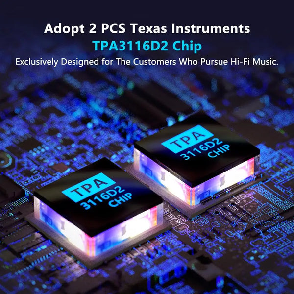 ឧបករណ៍បំពងសម្លេង Fosi Audio BT20A Bluetooth 5.0 ឧបករណ៍បំពងសម្លេងឌីជីថល 2*100W Mini HiFi Class D សម្រាប់គេហដ្ឋាន