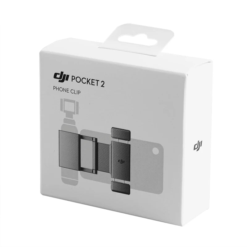 DJI Pocket 2 Phone Clip DJI Pocket 2 Accessories 1/4" thread and cold shoe for expanded shooting options for DJI Osmo Pocket 2
