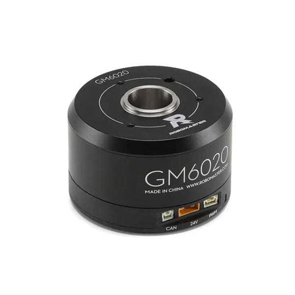 DJI RoboMaster GM6020 Brushless DC Motor dopts a hollow shaft design that offers high torque density control precision