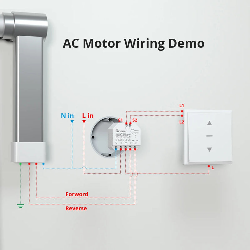 SONOFF DUALR3 Dual Relay Module DIY MINI Power Metering Smart Switch 1-20PCS Two Way Smart Home Control via eWeLink Alexa Google