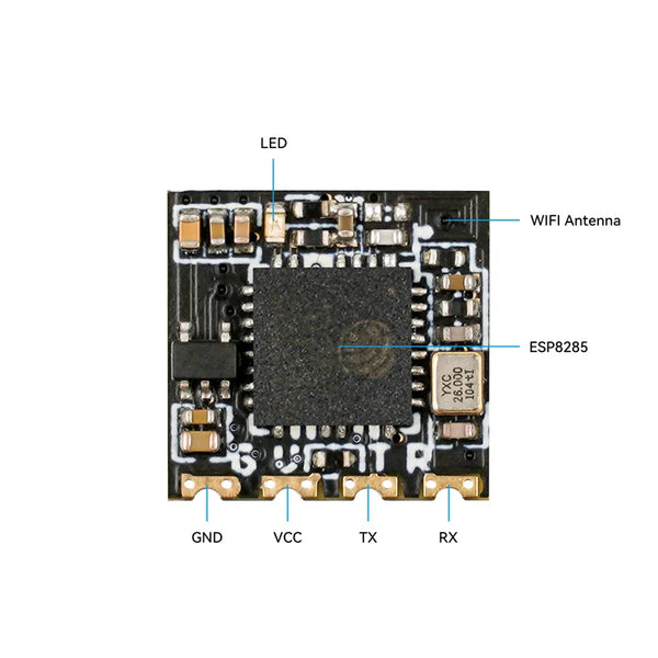 ឧបករណ៍ទទួល ELRS Lite ELRS 2.4G អង់តែនប៉ម/អង់តែនរាបស្មើ