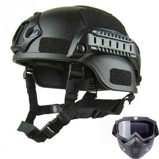 FAST Sports Safety Paintball Helmet Tactical Airsoft Helmet Outdoor CS SWAT Riding Protect Equipment ABS Bicycle Motorcycle Helm