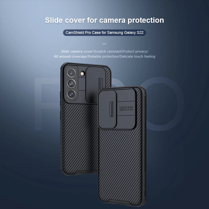 For Samsung Galaxy S22 Ultra Case NILLKIN CamShield Pro Sliding Camera Protection Phone Case For Samsung S22/ S22 Plus Cover