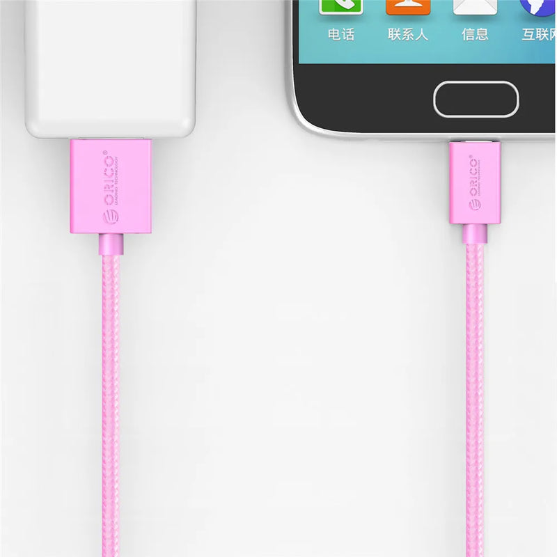 ORICO Micro USB Cable Android Charger Fast Charging Cords 2.4A USB Data Cable for Samsung Galaxy Edge Note 5 Kindle
