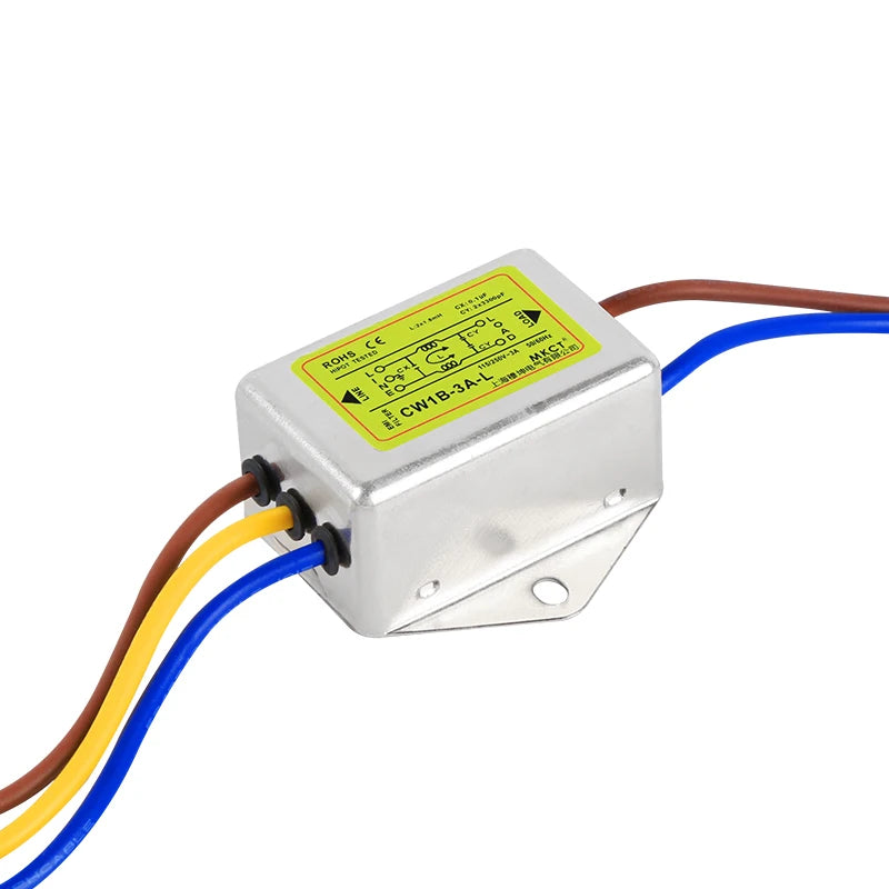 TOMZN Anti-interference AC 220V Power Supply Filter EMI Line Audio Purifier CW1B-L 1A 3A 6A 10A