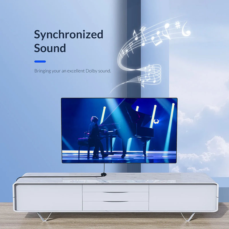 ORICO HDMI-compatible Splitter 4K*2K 60HZ KVM Switcher Bi-Direction 1x2/2x1 Adapter Audio Converter For PS5 Nintendo Switch BOX