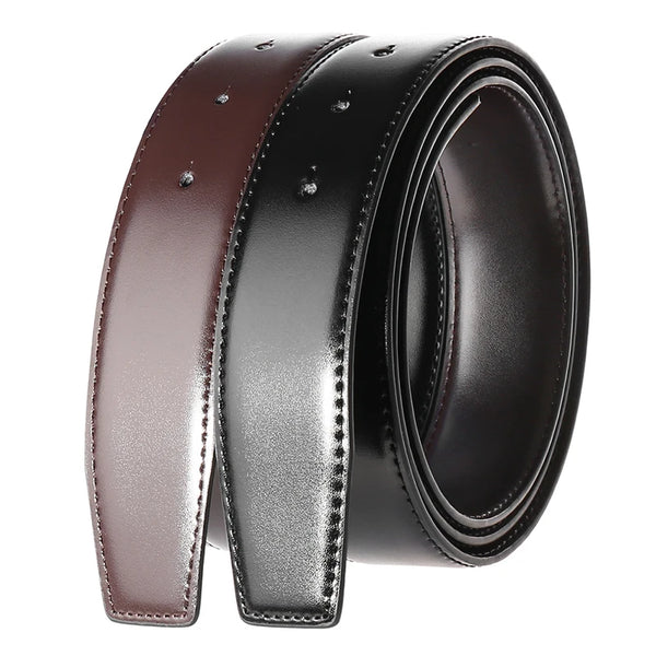 VATLTY Official Authentic New Leather Belts for Men Gold Simple Metal Buckle Natural Cowhide Men's Belt Casual Business Belt