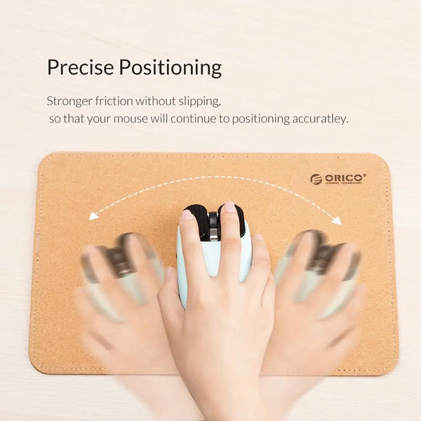 ORICO Large Computer Mouse Pads Cork Double-side Ultra Thin Gaming Mousepad Waterproof PU Leather Office Desk Pad For Home Game