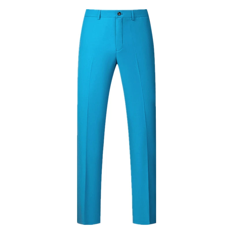 2026 Men Blue Suit Pants,  Formal Slim Dress Trousers, Red Green Black White Pantalones Hombre, Asian Size Man Slacks,M-5XL 6XL