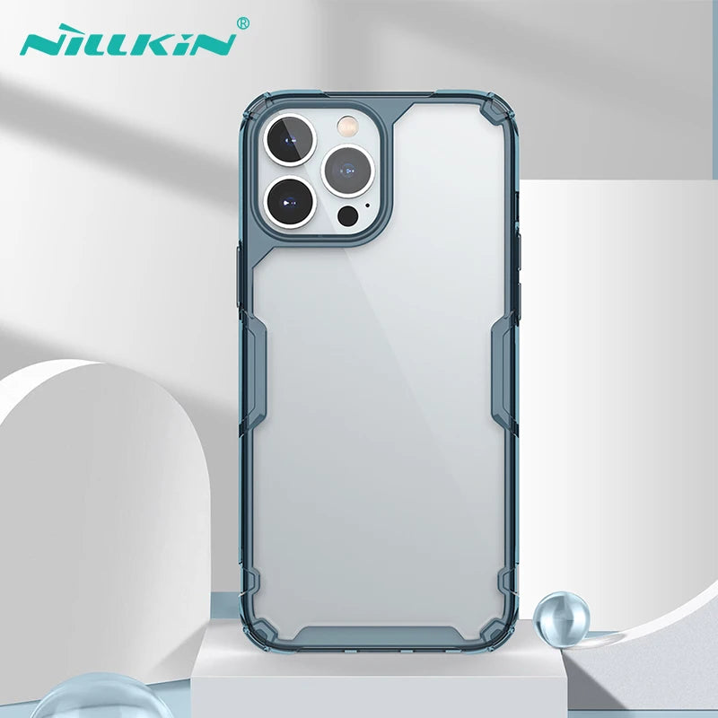 For iphone 16 Pro Max Case NILLKIN Nature TPU Case for iPhone 15 Pro Max Transparent Clear Soft Silicone Cover For iphone 14 Pro