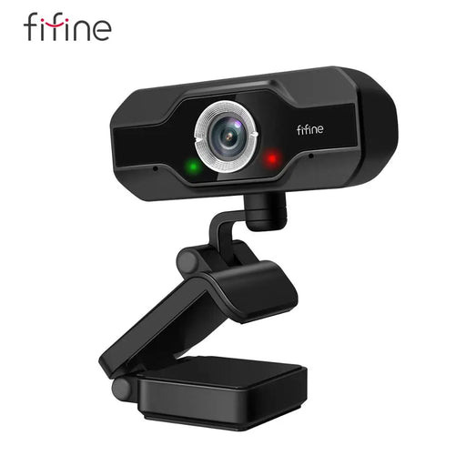 FIFINE 1080P Full HD PC Webcam for USB Desktop & Laptop , Live Streaming Webcam with Microphone HD Video,for Video Calling-K432 CHINA
