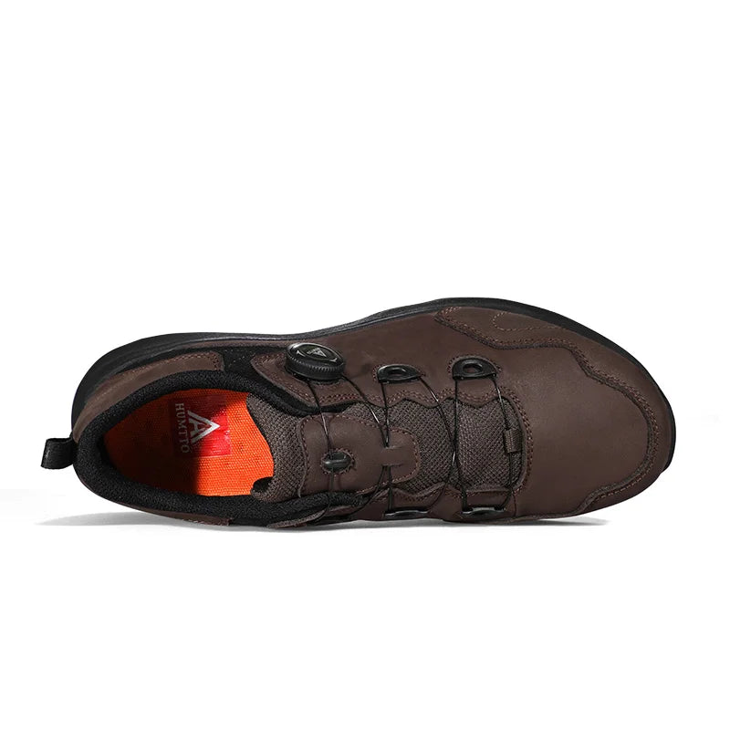 HUMTTO Waterproof Running Shoes Breathable Trail Sneakers for Men Leather Designer Jogging Sport Man Luxury Walking Shoes Men's