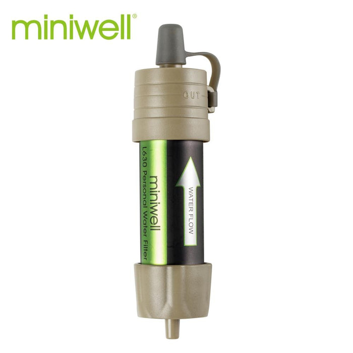 Miniwell survival water purifier for outdoor sport,activities and travel