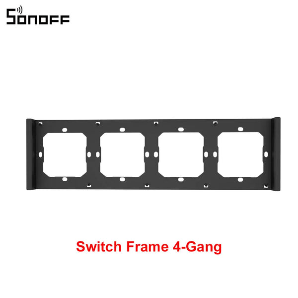ITEAD SONOFF M5 SwitchMan ស៊ុមកុងតាក់ 2/3/4 ហ្គង់ សម្របសម្រាប់កុងតាក់ជញ្ជាំងឆ្លាតវៃ M5-80 ងាយស្រួលតំឡើងប្រអប់ម៉ោន PC V0