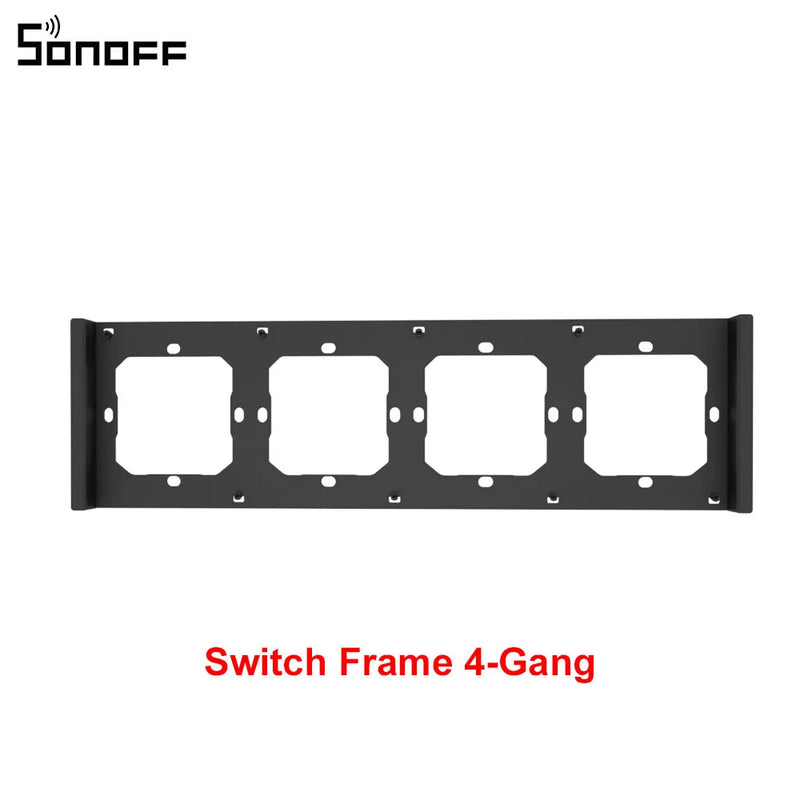 ITEAD SONOFF M5 SwitchMan Switch Frame 2/3/4 Gang Adapted for M5-80 Smart Wall Switch Easy to Install PC V0 Mounting Box