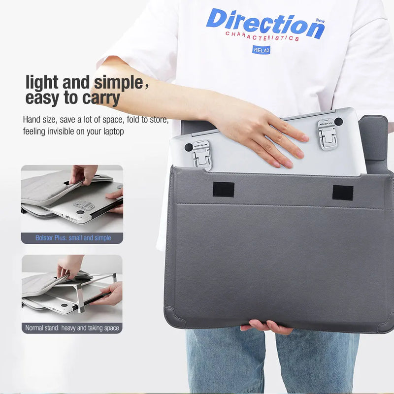 NILLKIN 1 Pair Universal Laptop Stand Portable Notebook Stand Adjustable Tablet Stand Multi-Angle Laptop Holder Heat Release