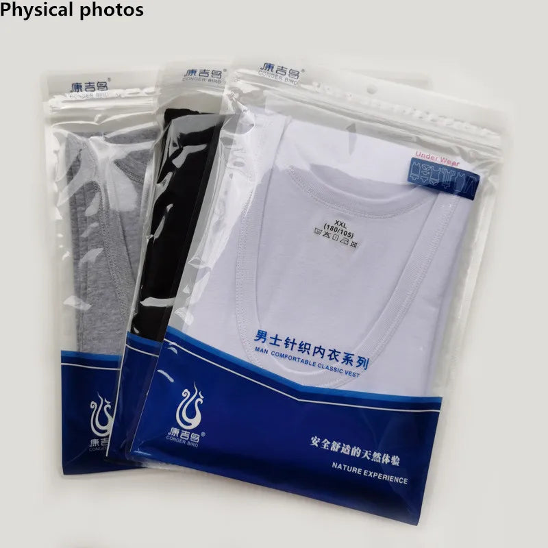 2026 New Men White Cotton Tank Top, Fitness Sexy Sleeveless Sport T-Shirt,Elegant Man Bottoming Tees Streetwear White Tanks Vest