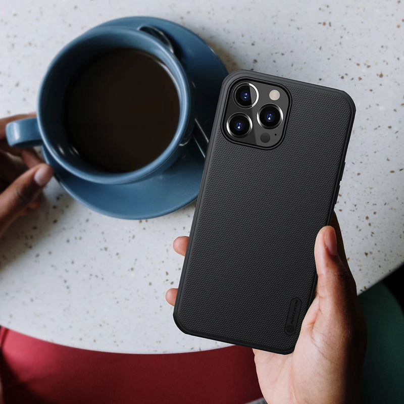 For iPhone 16 Pro Max Case For iPhone 15 Pro Max NILLKIN Frosted Shield Pro PC Matte Back Cover For iPhone 14 Pro Max/iPhone 13