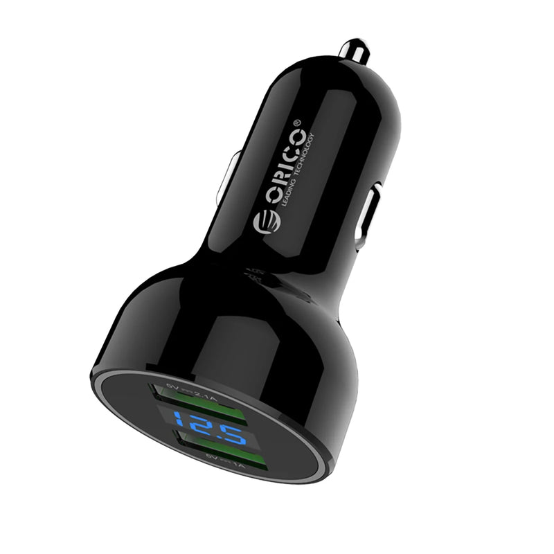 ORICO 2 Ports USB Car Charger 5V2.1A Car Charging Station For iPhone Samsung Xiaomi HUAWEI Phone Tablet Quick Charger