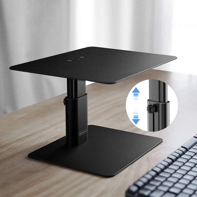 NILLKIN Monitor Stand Riser Metal Computer Universal Desktop Holder Adjustable Monitor Holder for PC Laptop MacBook Home Office
