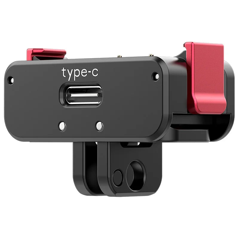 មូលដ្ឋាន បត់ បាន Ulanzi OA-11 Dual Interface សម្រាប់ DJI Osmo Action 3 ដែលអាចបត់បាន OA-13 មូលដ្ឋានផ្គត់ផ្គង់ថាមពលម៉ាញេទិកសម្រាប់ DJI Action 2
