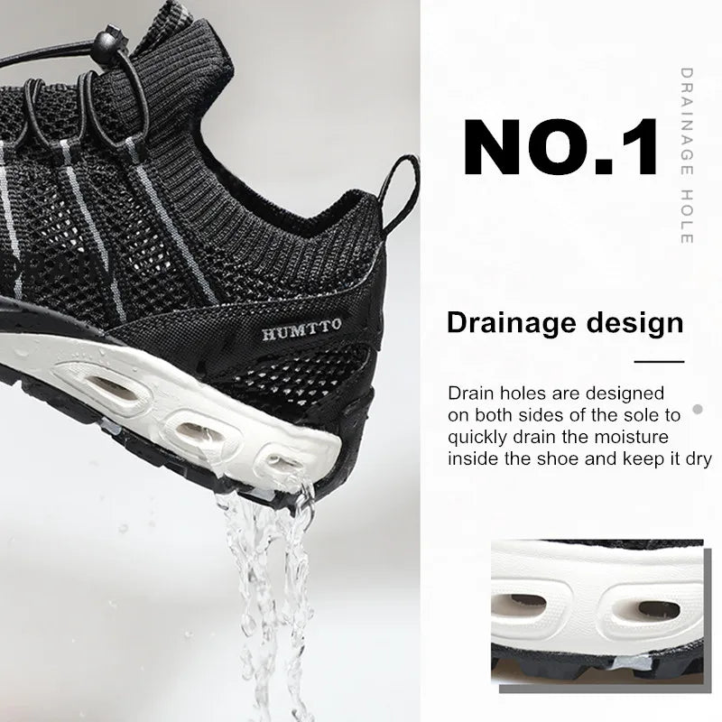 HUMTTO New Climbing Women's Sneakers Outdoor Water Female Shoes Summer Hiking Shoes for Women Sport Trekking Camping Woman Boots