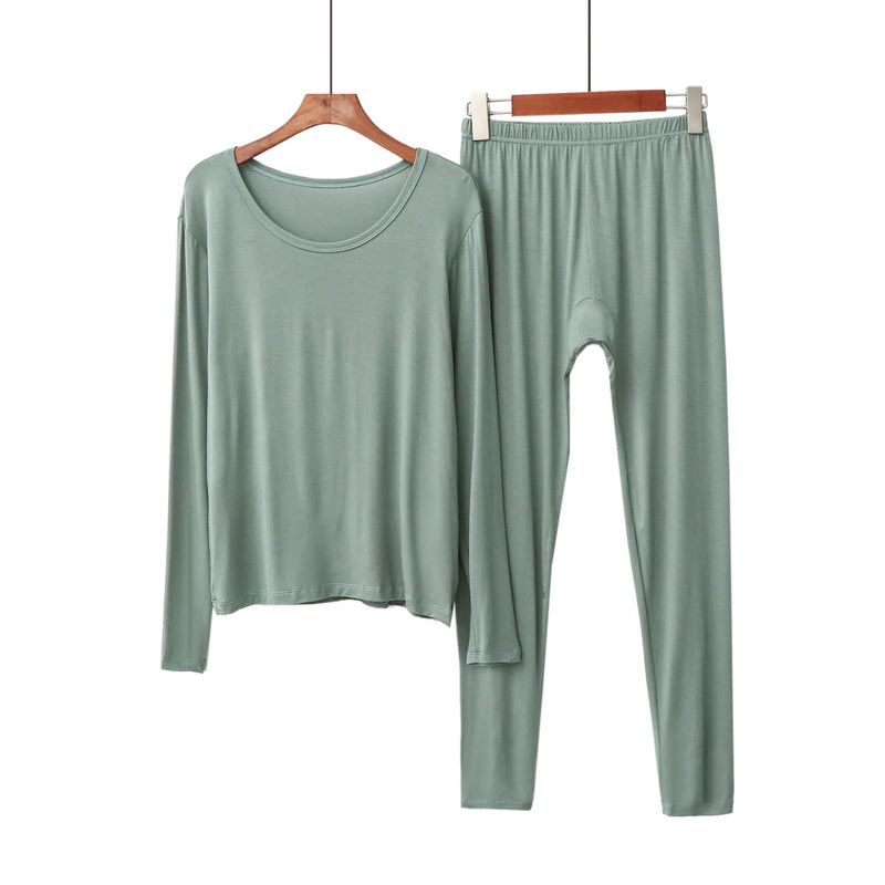 XL-6XL Modal Comfortable Women's Pajamas Set Spring Autumn Home Clothes Plus Size Sleepwear Female Suit New Pijamas De Mujer