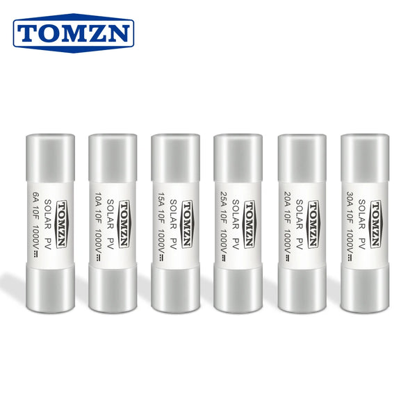 TOMZN Solar DC 1000V PV FUSE 3A 6A 10A 15A 16A 20A 25A 30A 32A High Voltage for Solar System Protection