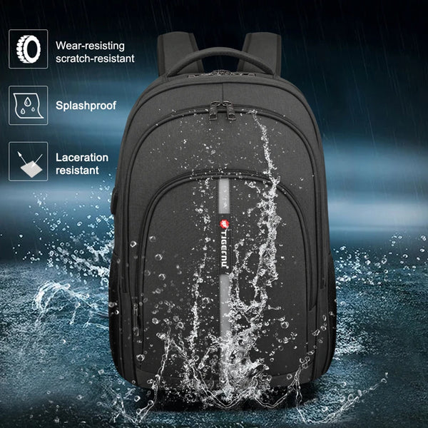 Tigernu Men Backpack 14-15.6inch Laptop Backpack Anti Theft Backpacks Bags For Men College Schoolbag Male Travel Bags Knapsack