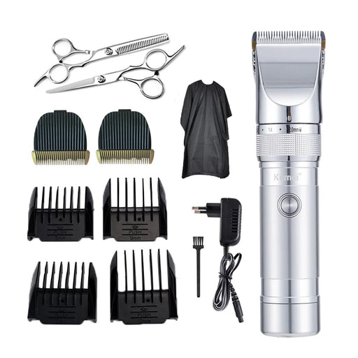 Kemei Rechargeable Hair Clipper For Barer Professional Hair Trimmer Electric Razor Cutting Beard Trimmer Men Shaving Machine