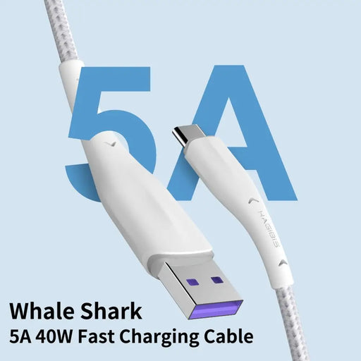 Hagibis USB Type C Cable for Samsung S10 S9 5A 40W Fast Charge USB-C Charging Wire USB C Cable for Xiaomi mi9 Redmi note7 Huawei