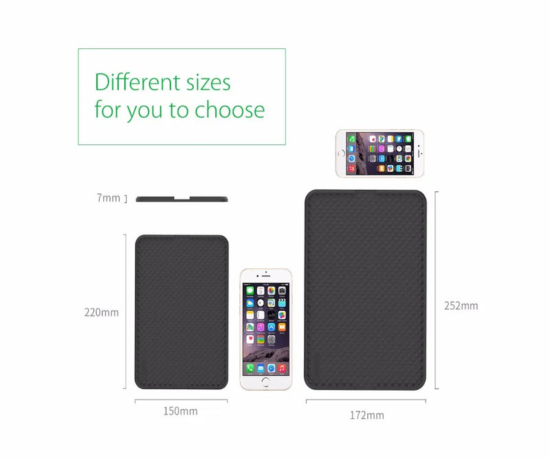 ORICO Anti Slip Silicone Car Dashboard Phone Holder Storage Mat Car Smartphone Support Non Slip Pad Cushion Anti Slide