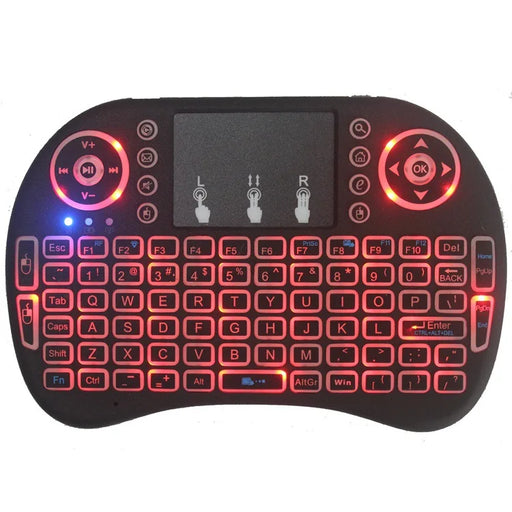 Air Mouse 92 Key Mini Portable 2.4GHz QWERTY Keyboard Mouse Touchpad Remote Game Controller Wireless Keyboards AAA battery