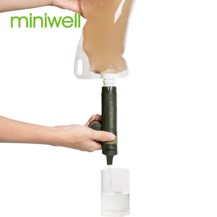 miniwell New design L600 Straw Water purifier for travel equipment