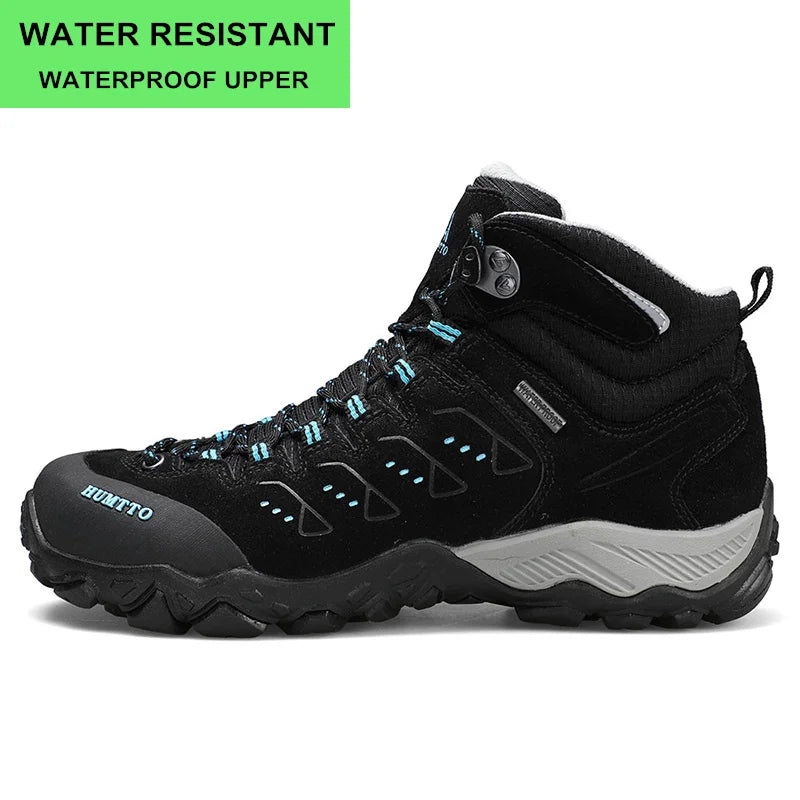 HUMTTO Woman Hiking Shoes Outdoor Mountain Camping Waterproof Sneakers for Women Leather Sport Hunting Climbing Trekking Boots