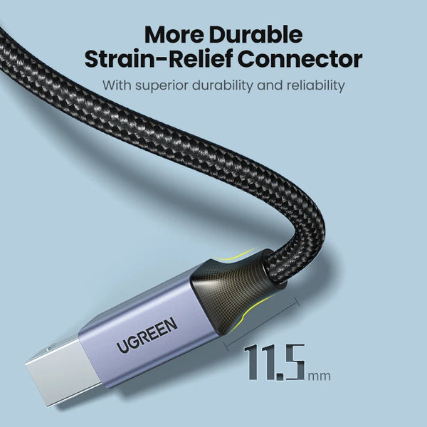 Ugreen USB C to USB Type B 2.0 Cable for New MacBook Pro HP Canon Brother Epson Dell Samsung Printer Type C Printer Scanner Cord
