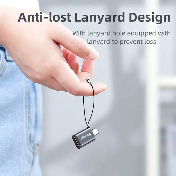 ឧបករណ៍ភ្ជាប់ OTG Essager USB Type C Type-C USB-C Male ទៅ USB 3.0 Female Converter សម្រាប់ Macbook Xiaomi Mi Samsung USBC OTG Connector