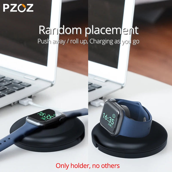 PZOZ For Apple Watch iWatch ultra 4 3 2 series 12 11 10 9 8 7 SE wireless charger dock chargers stand charging cable accessories