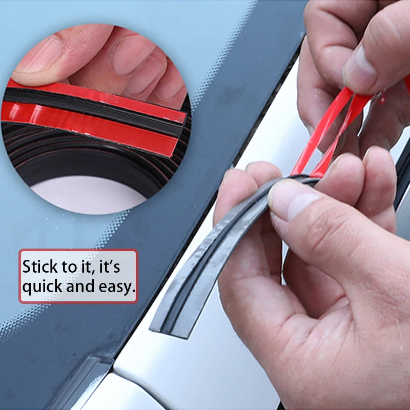 SEAMETAL Car Rubber Seals Edge Sealing Strips Auto Roof Windshield Car Rubber Sealant Protector Seal Strip Window Seals 14/19mm