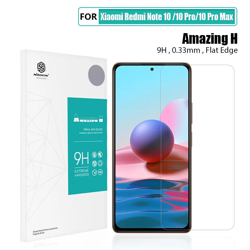 For Xiaomi Redmi Note 10 Pro Glass For Note 11 Pro Nillkin CP+Pro /H+Pro Tempered Glass For Redmi Note 10 Screen Protector