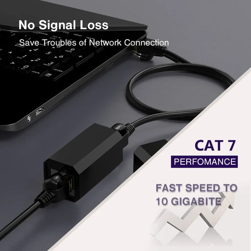 ZoeRax 5PCS Keystone Jack RJ45 Coupler Ethernet Inline Connector Plugs for Cat5e Cat6 Cat7 Lightning Protection Extender Adapter