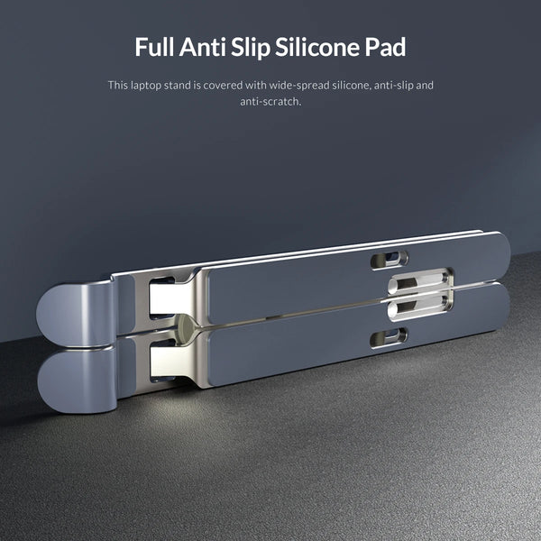 ORICO Foldable Laptop Stand Holder Riser Portable Adjustable Aluminum Notebook Stand Computer Stand 7 Angles for MacBook Tablets