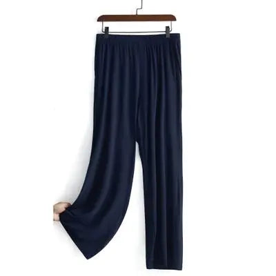 Women Spring Autumn Cotton Pajama Pants Comfortable Winter Home Wear Wide Leg Sleepwear Pant Plus Size Ladies Trousers 2XL-7XL