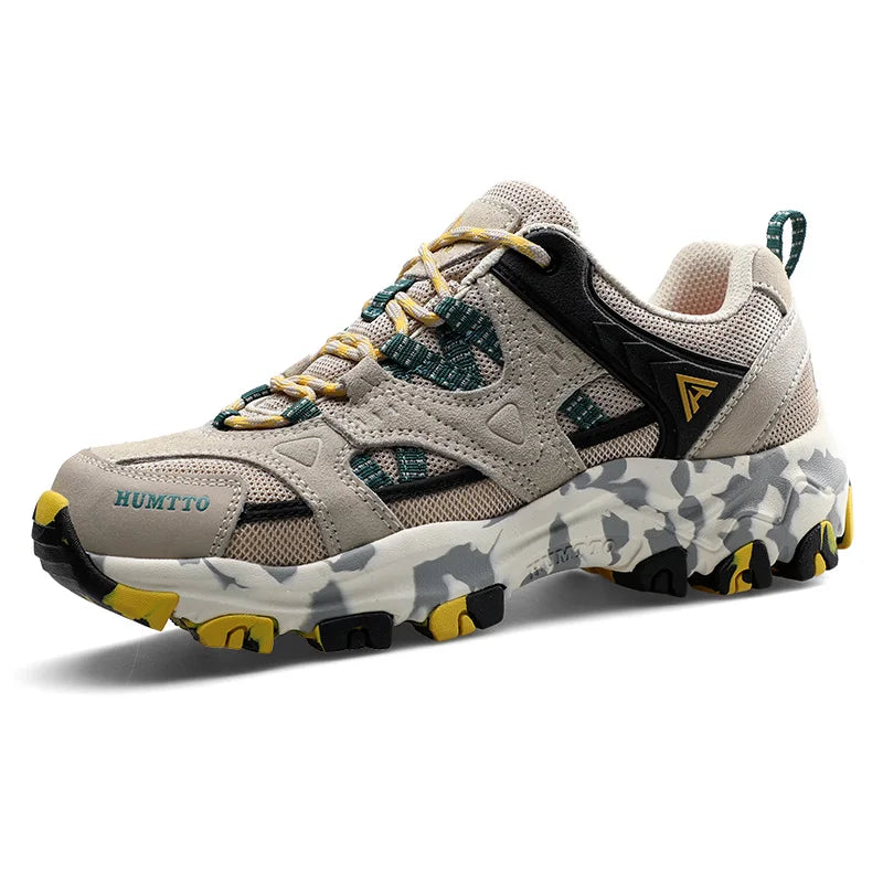 HUMTTO New Outdoor Women's Sneakers Hiking Shoes for Women 2021 Sport Climbing Female Shoes Leather Camping Trekking Boots Woman