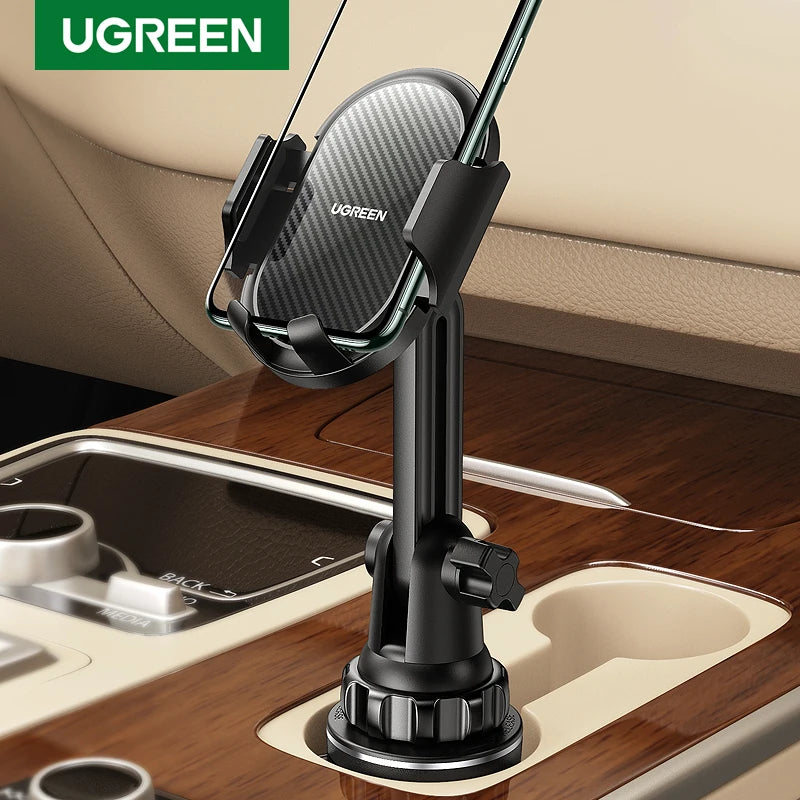 UGREEN Car Cup Phone Holder for Mobile Phone Stand in Car Phone Holder Stand for iPhone 16 15 Pro Max Xiaomi Huawei Phone Stand