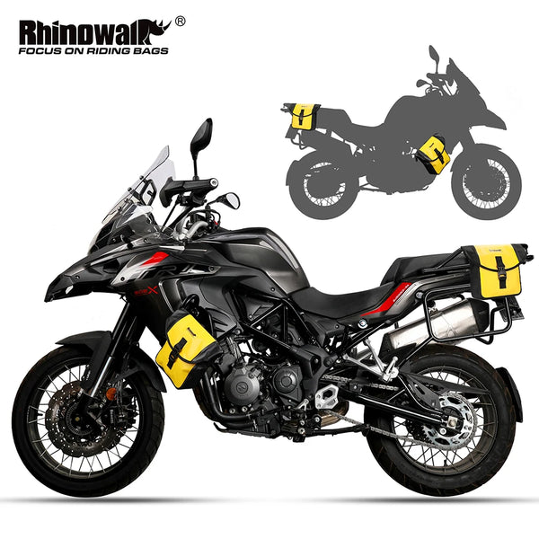 កាបូបម៉ូតូ Rhinowalk ការពារទឹកជ្រាប កាបូបដាក់កែបម៉ូតូ កាបូបដាក់ឧបករណ៍ចំហៀង កាបូបស្ពាយ កាបូបធ្វើដំណើរ កាបូបដាក់ដៃចង្កូតកង់