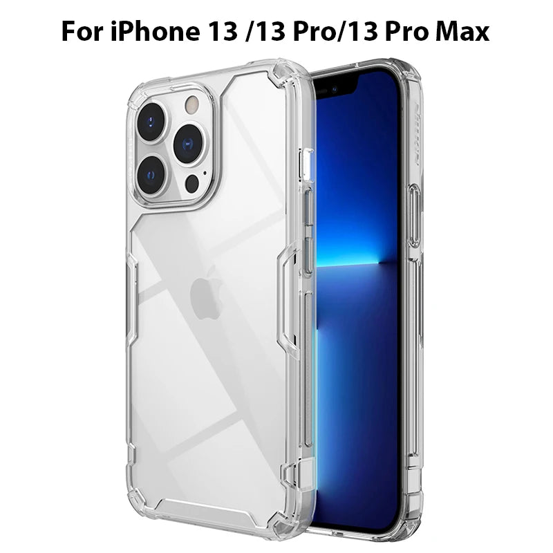 NILLKIN Magnetic Case For iPhone 16 Pro Max for iPhone 15 Pro Max NILLKIN Nature TPU Pro Case For iphone 14 Pro Transparent Case
