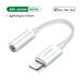 Ugreen MFi Lightning to 3.5mm Jack Headphones Adapter 3.5 AUX Cable Converter for iPhone 12 SE 11 11 Pro Max X XR iPhone 7 8 8P ABS White CHINA